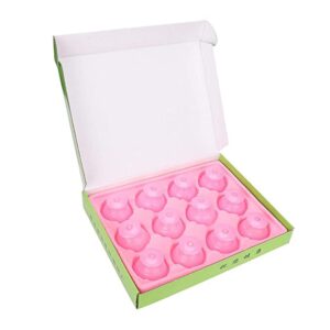 Soft Silicone Massage Cup kit 12pcs 4