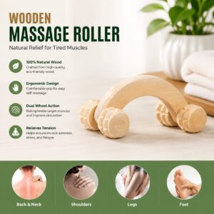 Cuts Wheel Car Wood Massager 2