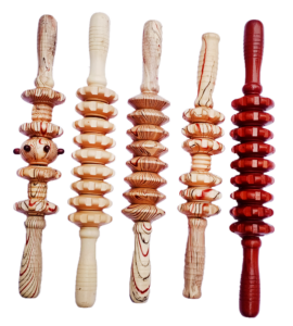 wood massage roll sticks