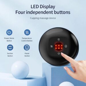 Red light Rechargeable Massage cup 6