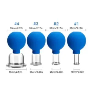 Facial glass Cup Set 4pcs