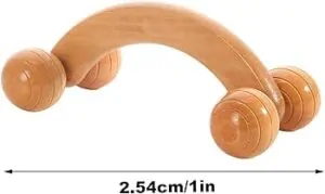 round Wheel Car Wood Massager 2