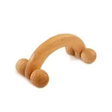 round Wheel Car Wood Massager 3